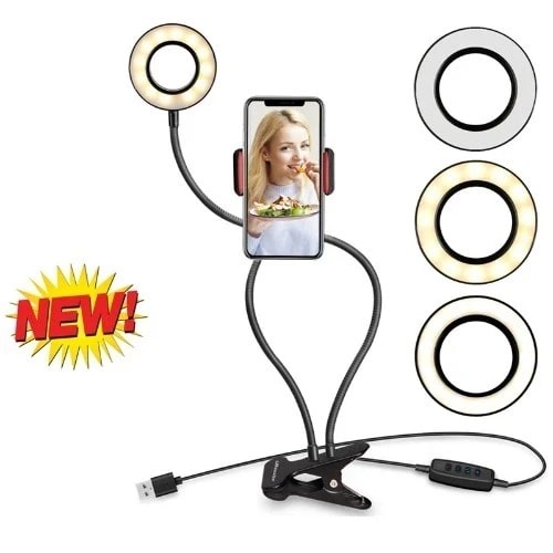 Ringlight with Phone Holder